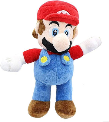 Super Mario Mario Plush Stuffed Toy Figure 6" Scale, Purple