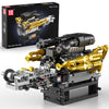 Mould King 10224 V12 Engine Model Kit - Build Your Own Cars Combustion Battery/Motor Blocks Sets, STEM Construction Kit for Teens/Adults, Educational