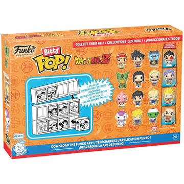 Funko Bitty POP! Dragon Ball Z, 4-Pack - Gohan, Raditz, Piccolo, and a Surprise Mystery Mini Figure - 0.9 Inch (2.2 Cm) - Anime Collectable