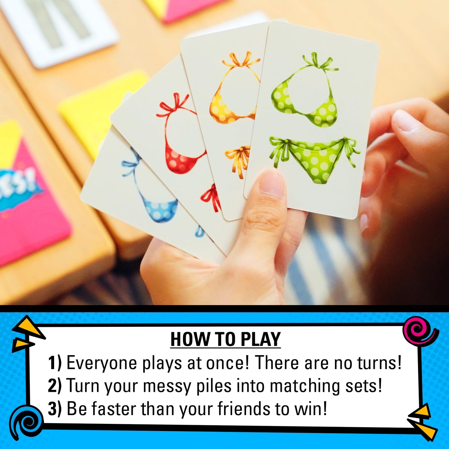 Lost Boy Entertainment Piles - Card Games - Family Games - for Kids 8 and Up - for Adults - Family Game Night - Travel & Memory Game - Party Games