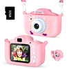 ASTGMI Kids Camera, 2.0 Inch Child Digital Camera, Mini Digital Camera for 3-10 Year Old Boys Girls, 1080P HD Video, 32G SD Card, USB Line
