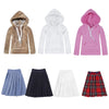 QIANHUI BJD Doll Clothes, 3 Hoodies and 4 Skirts are Suitable for 60CM Dolls ,1/3bjd Dolls, Hoodies and Skirts can be Worn at Will to Experience