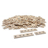Goiio 1000 Pieces Letters for Crafts, Wood Tiles, DIY Wood Gift Decoration, Making Alphabet Coasters and Crossword Game
