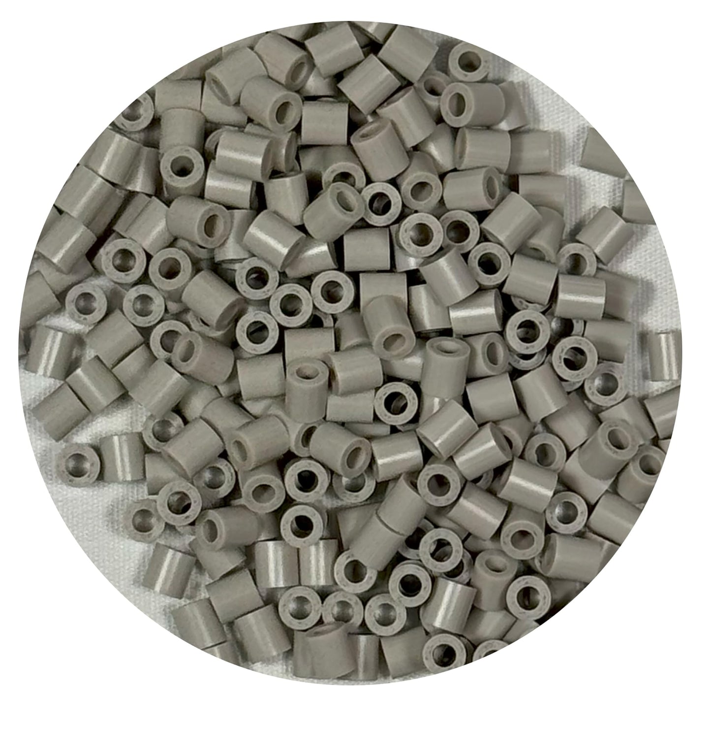 Hama Bead Bag - Approx. 1000 Midi Safety Beads Mosaic Decoration for Children from 5 Years Cloud Grey