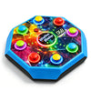 Electronic Table Reflex Game for Solo & 2 Players, Light-Up Memory & Reaction Toy with 4 Game Modes, Family Brain Training Gift for Kids 6 7 8 9 10 11