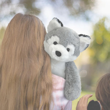 World's Softest Plush Stuffed Animal for Baby, Toddler, Kids, Adults - Adorable Toy Made from Kid-Friendly, Quality Materials - Lushee Wonder Wolf