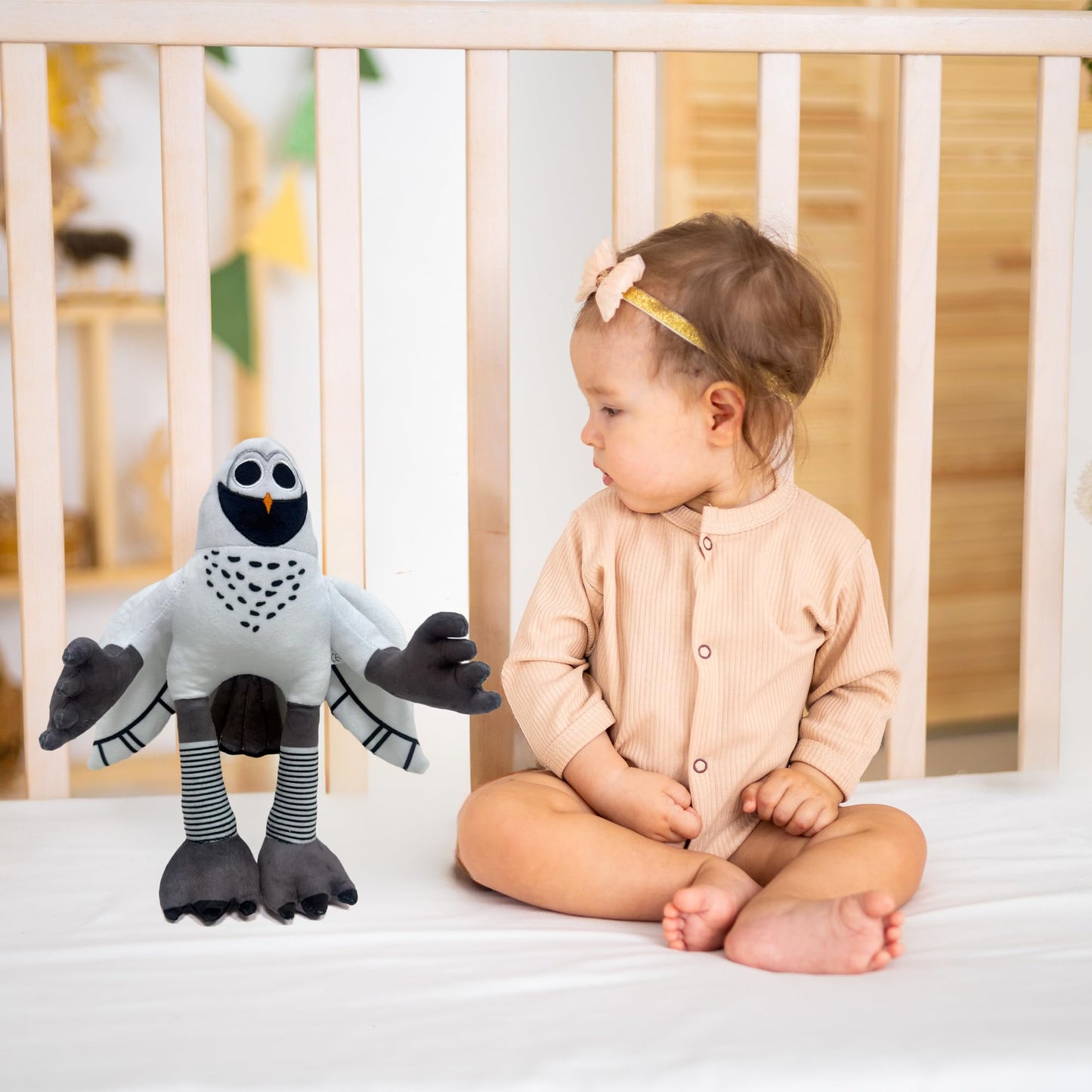 Adenzai 99 Nights in Forest Owl Plush - Soft Stuffed Owl Toy, Cute Forest Animal Plushie, Cuddly Collectible for Kids & Fans, Gift, Room Decor