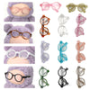 11 Pcs Doll Glasses, 11 Colors Plastic Eyeglasses Accessories for Dolls of 4.13 Inch Figure