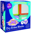 Mind Sparks Dry Erase Blocks, Colors May Vary, 3" x 3", 4 Blocks