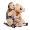 Tezituor Brown Teddy Bear Stuffed Animal, 26 inch Large Stuffed Teddy Bear Plush for Girl Boys Girlfriend, Soft Teddy Bear Toy Gift for Baby Shower