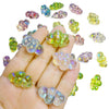 30 Pieces Tiny Fake Bubbles for Dollhouse Mini Bathtub 1:6 Miniature Dollhouse Accessories Bubble Decor for Fairy Garden Beach, Acrylic Bubble Beads