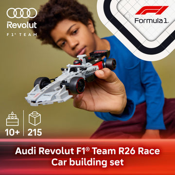 LEGO Speed Champions Audi Revolut F1 Team R26 Race Car Toy - Building Sets for Boys & Girls, Ages 10+ - F1 Car Kit for Display or Play - Gift