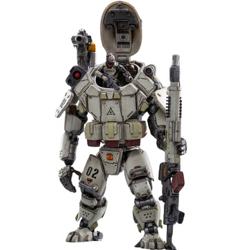 JoyToy 1/25 Action Figures White Steel Bone Mechina Armor and Soldier Anime Figure Collection Modern Military Model Dark Source Toys