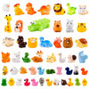 pkaoakyo 52pc Mini Resin Animal Figurines Set - Enchanted Fairy Garden & Desktop Decor, Eco-Friendly Collectible Gift | Vibrant Miniature Resin