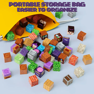 FunsBloomify Magnetic Blocks 120PCS Enchanted Forest | STEM Educational Building Toys for Kids Age 3+, Creative Stacking Construction Set with 0.8in
