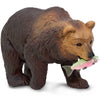 Safari Ltd. Grizzly Bear Figurine - Detailed 4.5" Plastic Model Figure - Fun Educational Play Toy for Boys, Girls & Kids Ages 3+