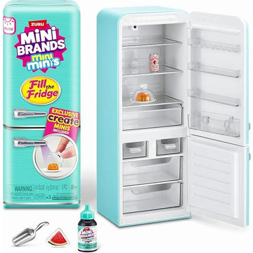 ZURU Mini Brands Fridge with 2 Balls, Fill the Fridge Set