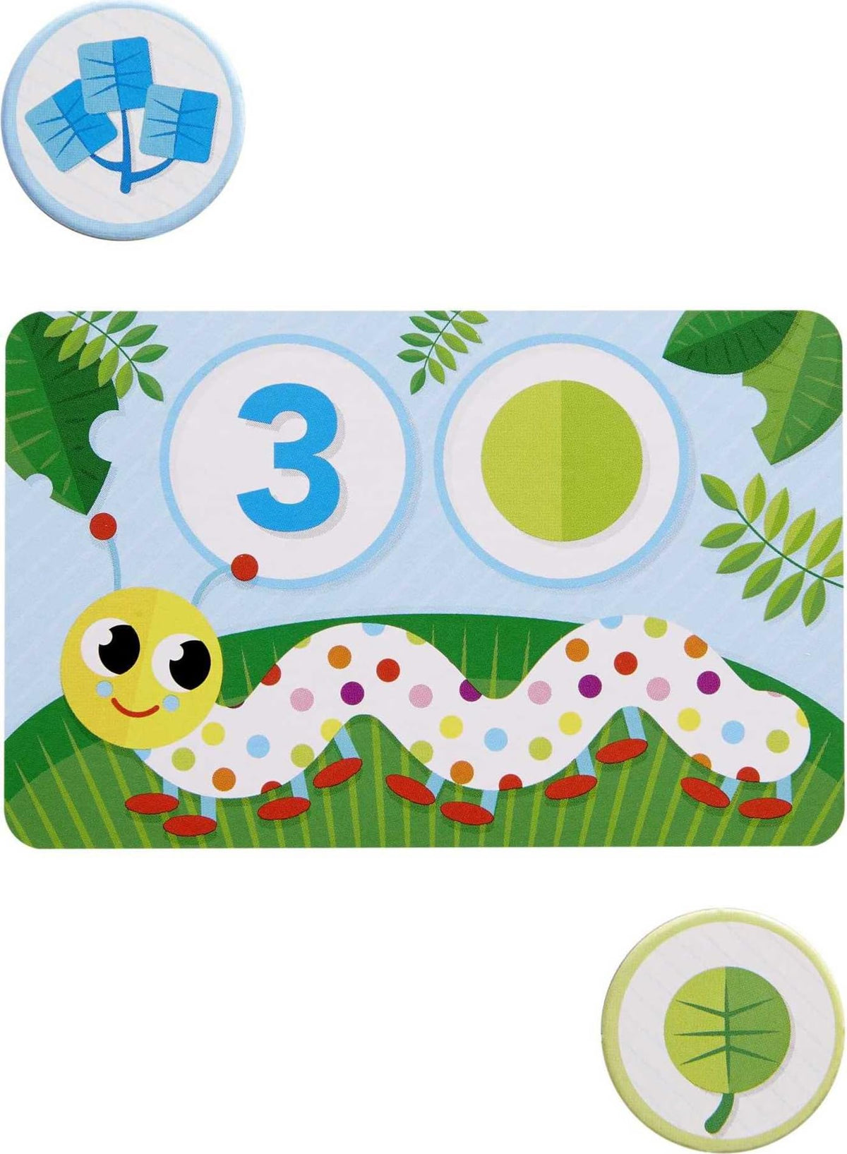 Mattel Games Patty-Pillar Fisher-Price Kids Pre-School Game, Colors, Shapes & Matching with Cards, Tokens & Caterpillar Spinner, 2 to 6 Players, Gift
