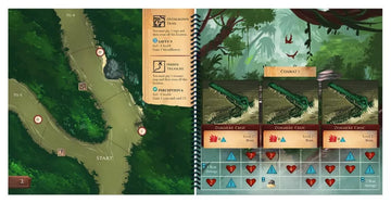 Sleeping Gods: Primeval Peril by Red Raven Games | Ages 13+ | 1-2 Players | Strategy Games | Cooperative Adventure | Story-Driven Exploration