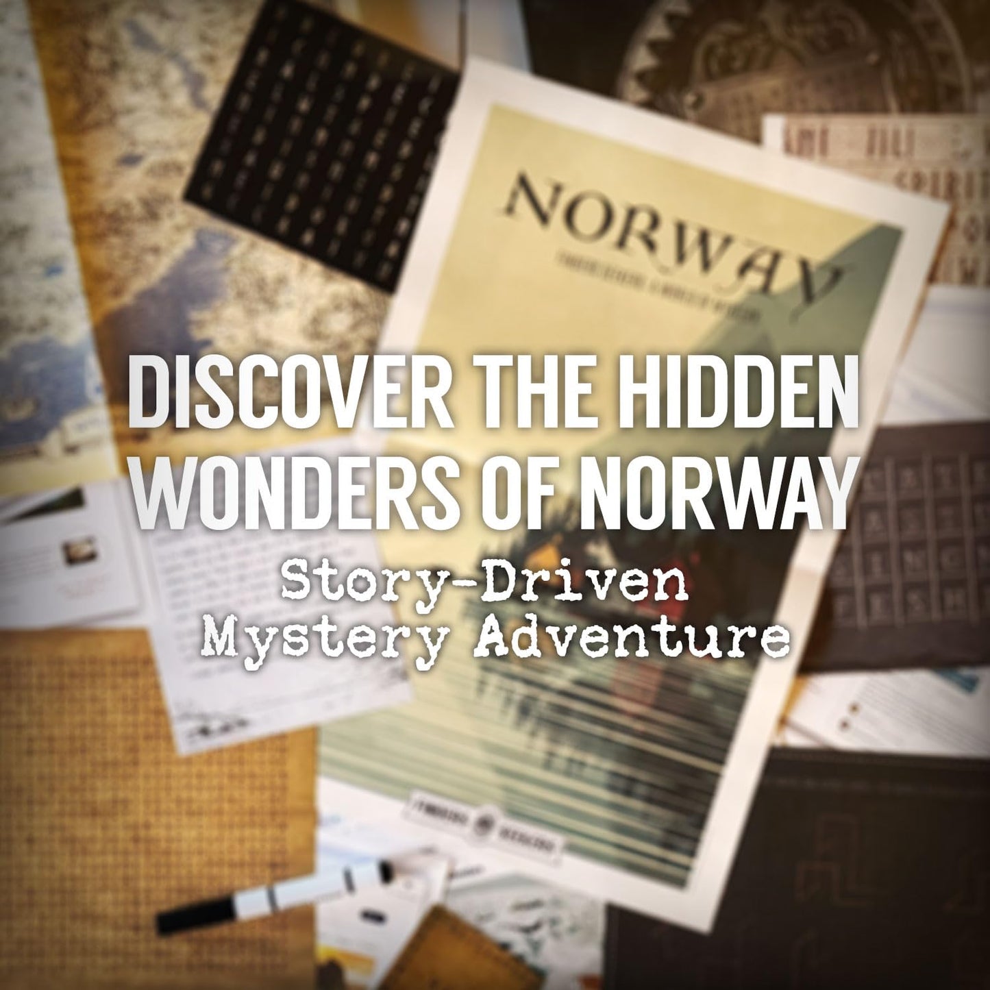 Finders Seekers | Norway: Whispers of the Viking - Be a Detective and Investigate an Unsolved case, Escape Room Puzzle Game, for Date Night, Family