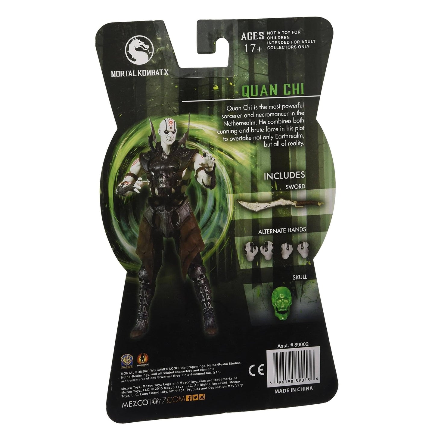 Mortal Kombat X Series 2 Quan Chi 6" Action Figure