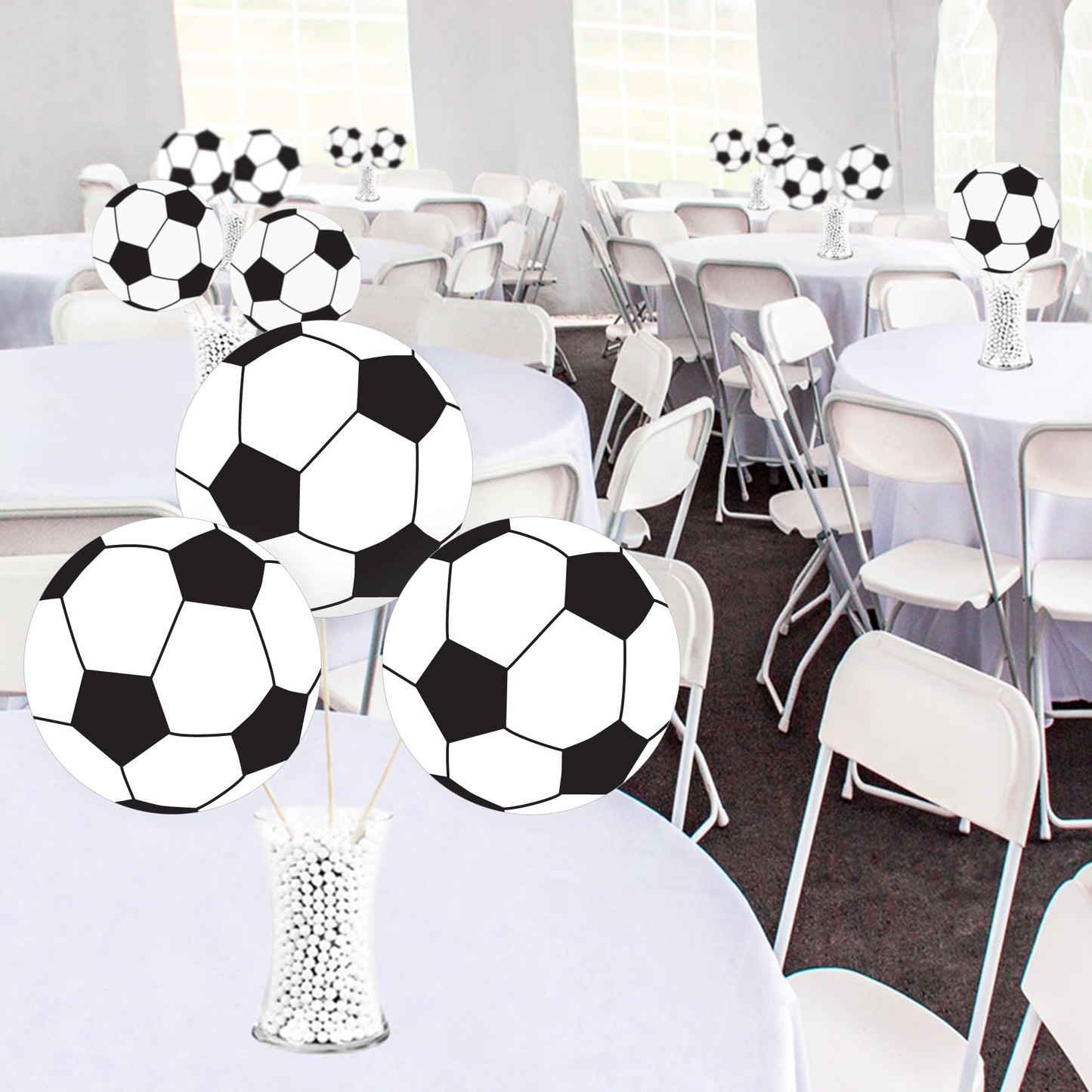 Big Dot of Happiness GOAAAL! - Soccer - Decorations DIY Baby Shower or Birthday Large Party Essentials - Set of 20