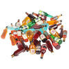 40pcs Miniature Mini Fake Beer Bottles Toys, Mixed Wine Drinks Decoration Beer Glass Model, Beer Can Beer Bottle Models for Fairy Garden Pub Bar Dolls