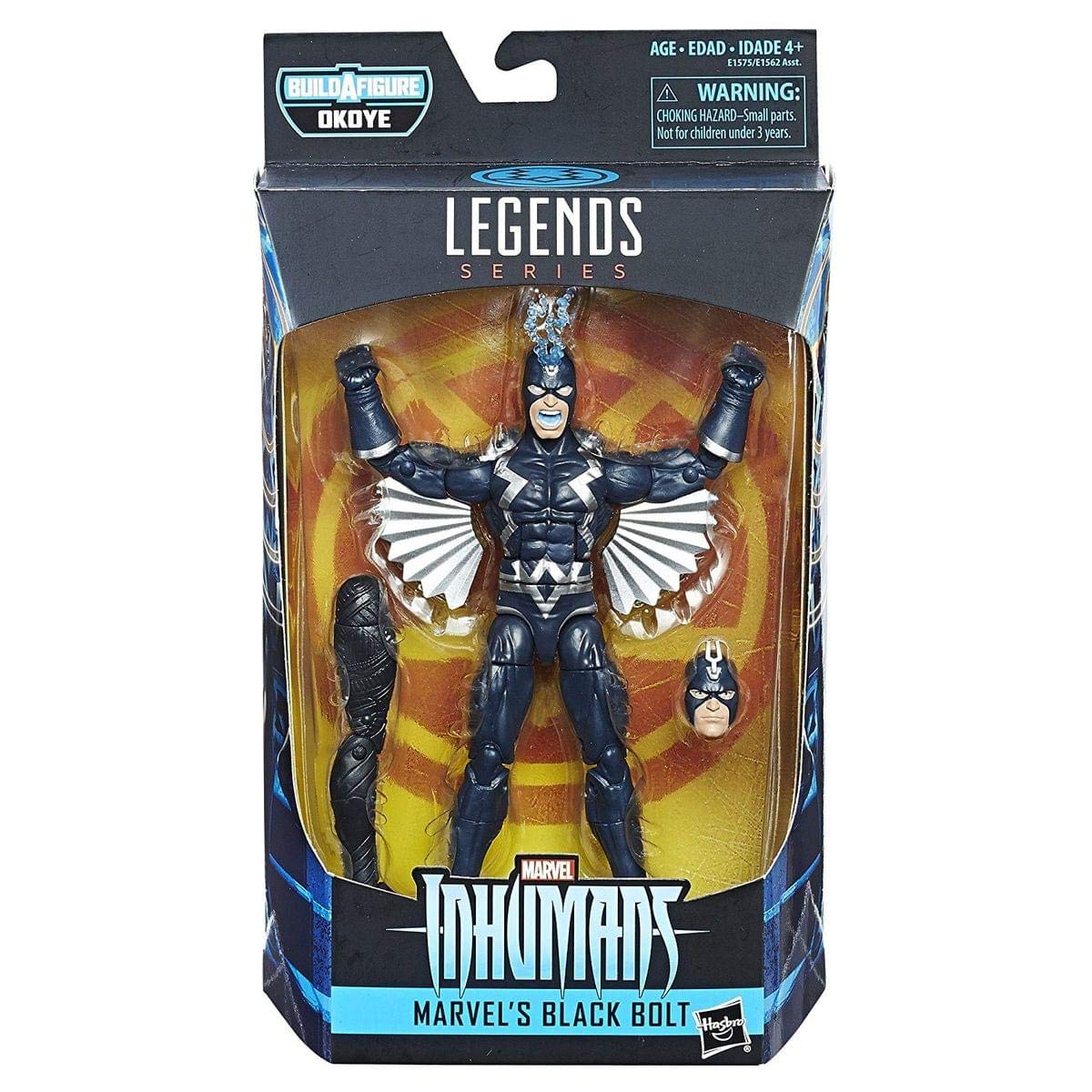 Marvel E1575 Black Panther Legends Series Black Bolt, 6-inch