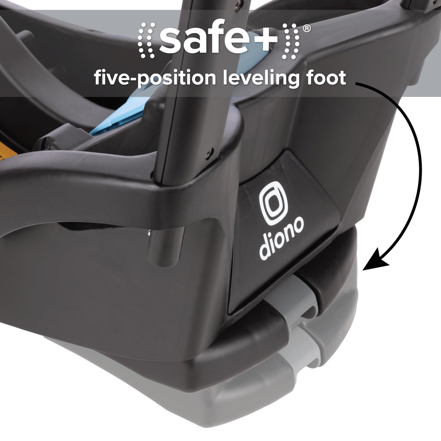 Diono LiteClik30 R and RX SafePlus Base, Stay-in-Car Base for Second Vehicle, Compatible with LiteClik30 R and RX SafePlus Car Seats, Features Steel