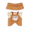 Abincee 17cm Doll Clothes Compatible with Labubu,Premium Doll Outfit Set Fashion Designed Dresses (Khaki)