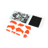 Losi Orange Plastics w/Wraps PM-MX/SM LOS260004 Electric Car/Truck Option Parts