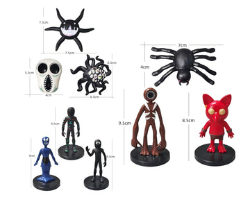 PIKATANG 9 PCS Action Figure Toys Model Dolls Children's Gifts Halloween Thanksgiving Christmas Birthday Party Toys