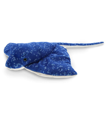 DolliBu Spotted Blue Stingray Plush - Super Soft Stuffed Animal Stingray Toy, Wild Collection Ocean Plush Gift for Kids and Adults, Cute Sea Creature