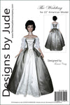 Outlander Wedding Dress Doll Clothes Printed Sewing Pattern for 22" American Models Dolls