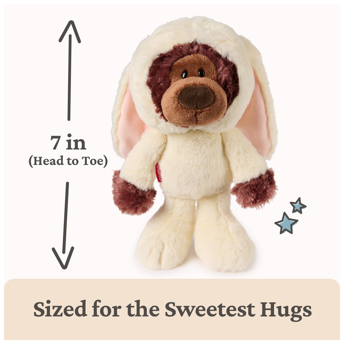 GUND Philbin Bunny 10-Inch Stuffed Animal Plush Toy in Easter Bunny Outfit
