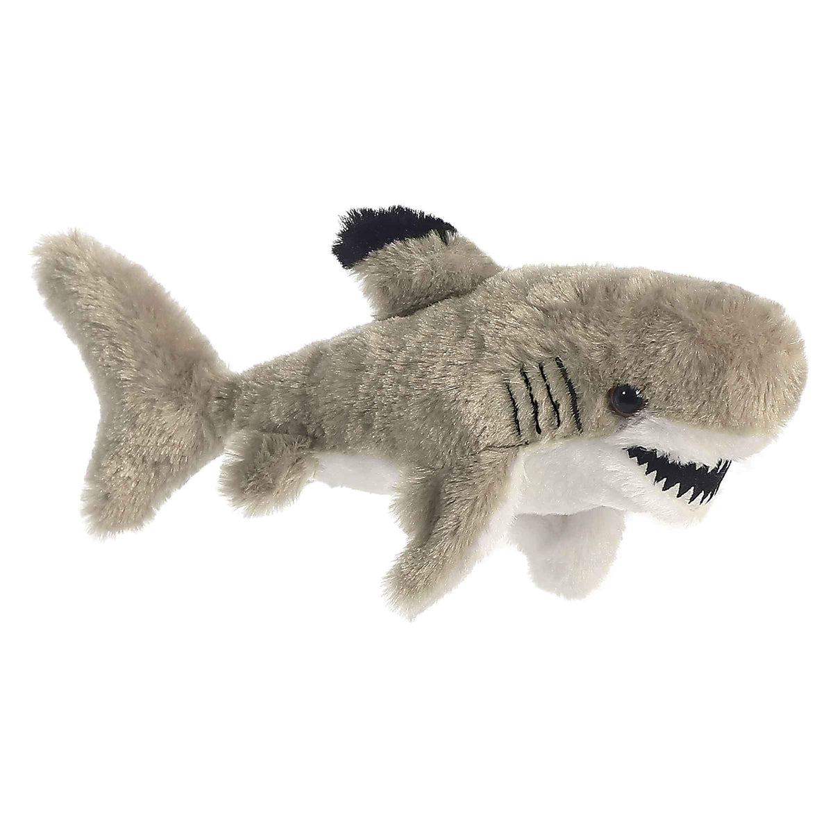 Aurora Mini Flopsie 10" Black Tipped Shark Adorable Stuffed Animal