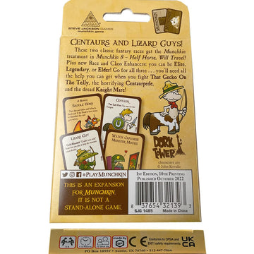Munchkin 8 - Half Horse, Will Travel Card Game (Expansion), 112-Card Expansion, Adults, Kids, & Family, Fantasy Adventure RPG, Ages 10+, 3-6 Players