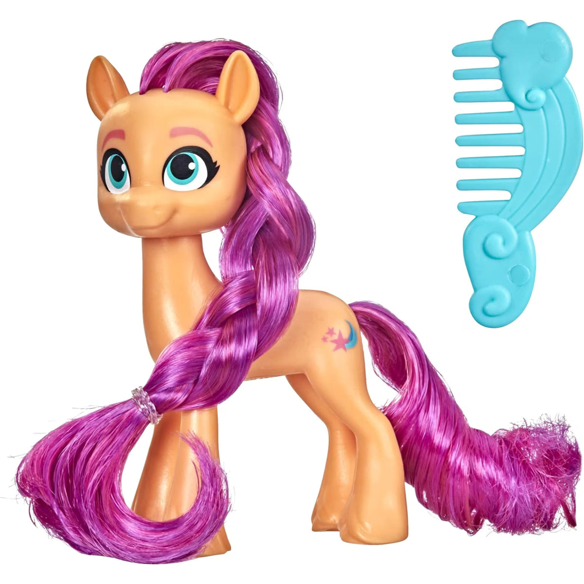 Hasbro My Little Pony Best Movie Friends - Poseable Articulated Figures with Accessories - (Sunny Starscout)