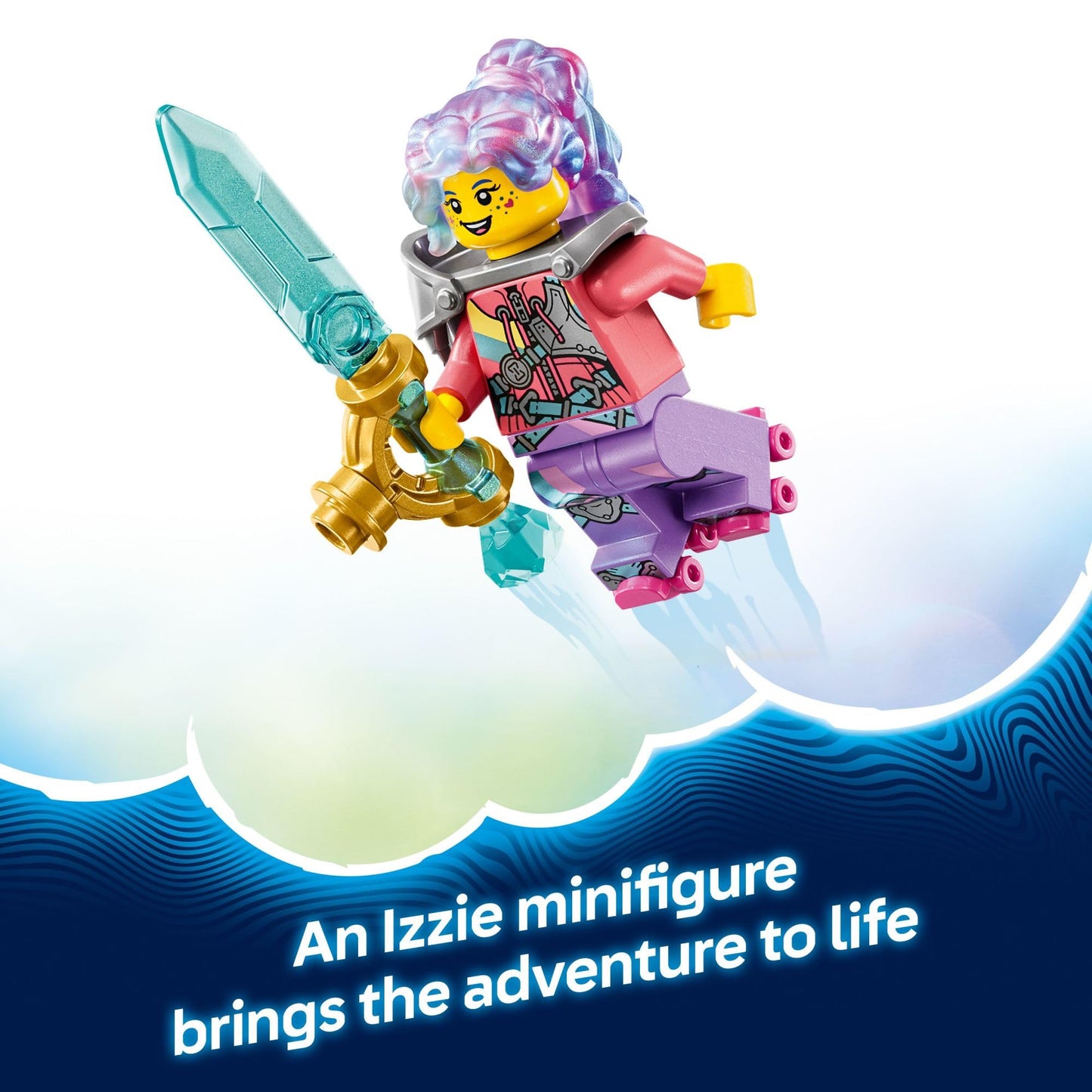 LEGO DREAMZzz Izzie and Bunchurro The Gaming Bunny - Fantasy Bunny Toy for Kids, Boys and Girls, Ages 7+ - Building Set with Hero Minifigure - Gift