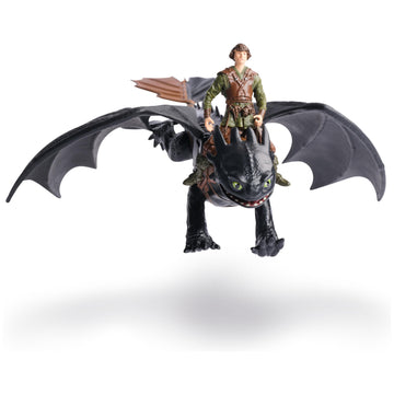DreamWorks Dragons Toothless & Hiccup Action Figures Viking Rider Duo