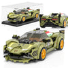 Mould King 27003 Speed Champion SIAN Racing Car Building Set & Display Case, MOC Creative Classic Cars for Boys Age 14+, Cool Vehicles Model Toys