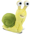 DolliBu Plush Snail Stuffed Animal - Soft Huggable Big Eyes Yellow Snail, Adorable Playtime Land Plush Toy, Cute Wildlife Cuddle Gifts for Kids