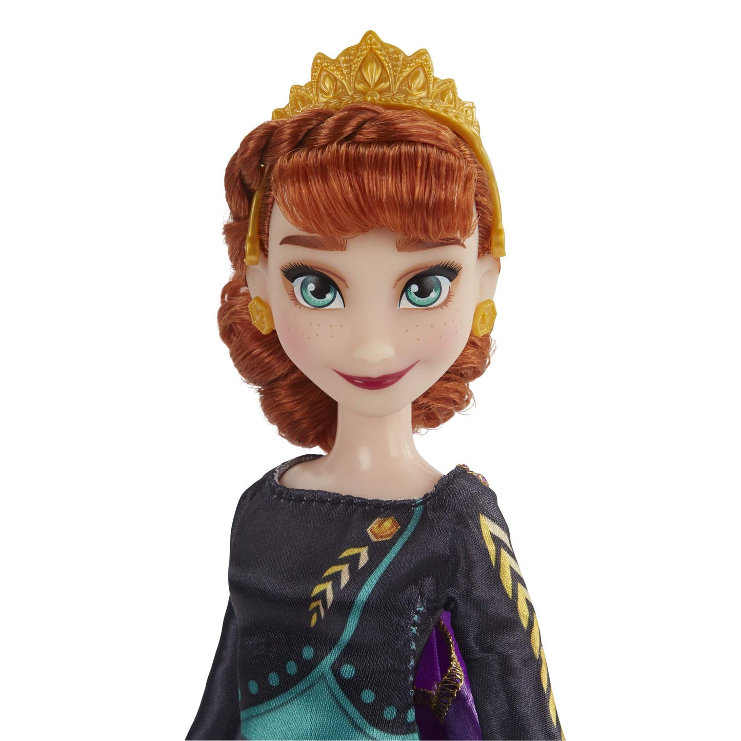 Disney Frozen 2 Queen Anna Fashion Doll, Dress, Shoes, and Long Red Hair, Toy for Kids 3 Years Old and Up