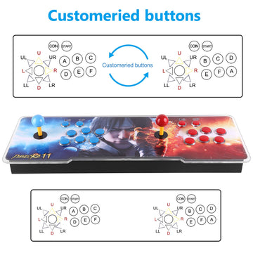 Pandora Treasure 3D Arcade Game Console - 30000 Games Installed, Search Game, Support 3D, Add More Games, 1280x720P, Favorite List, 4 Players Online
