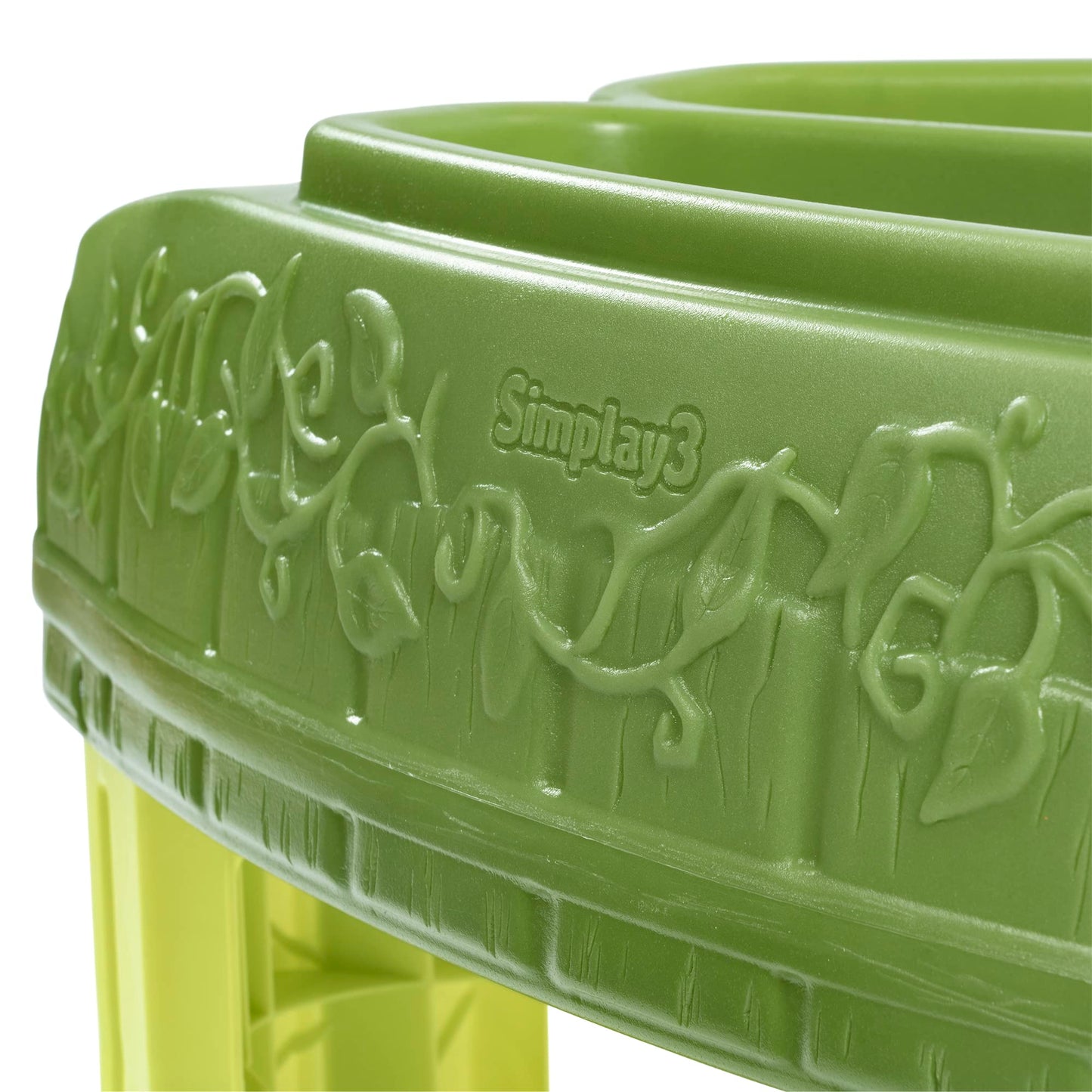 Simplay3 Seed to Sprout Raised Garden Planter, Kids Outdoor Kit with Garden Tools for Growing Flowers or Vegetables, Green, Made in USA