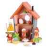 Tender Leaf Toys - Robin’s Nest Box - Wooden Toy Birdhouse with Bird Family and Accessories - Imaginative Play Set - Develop Creative Storytelling