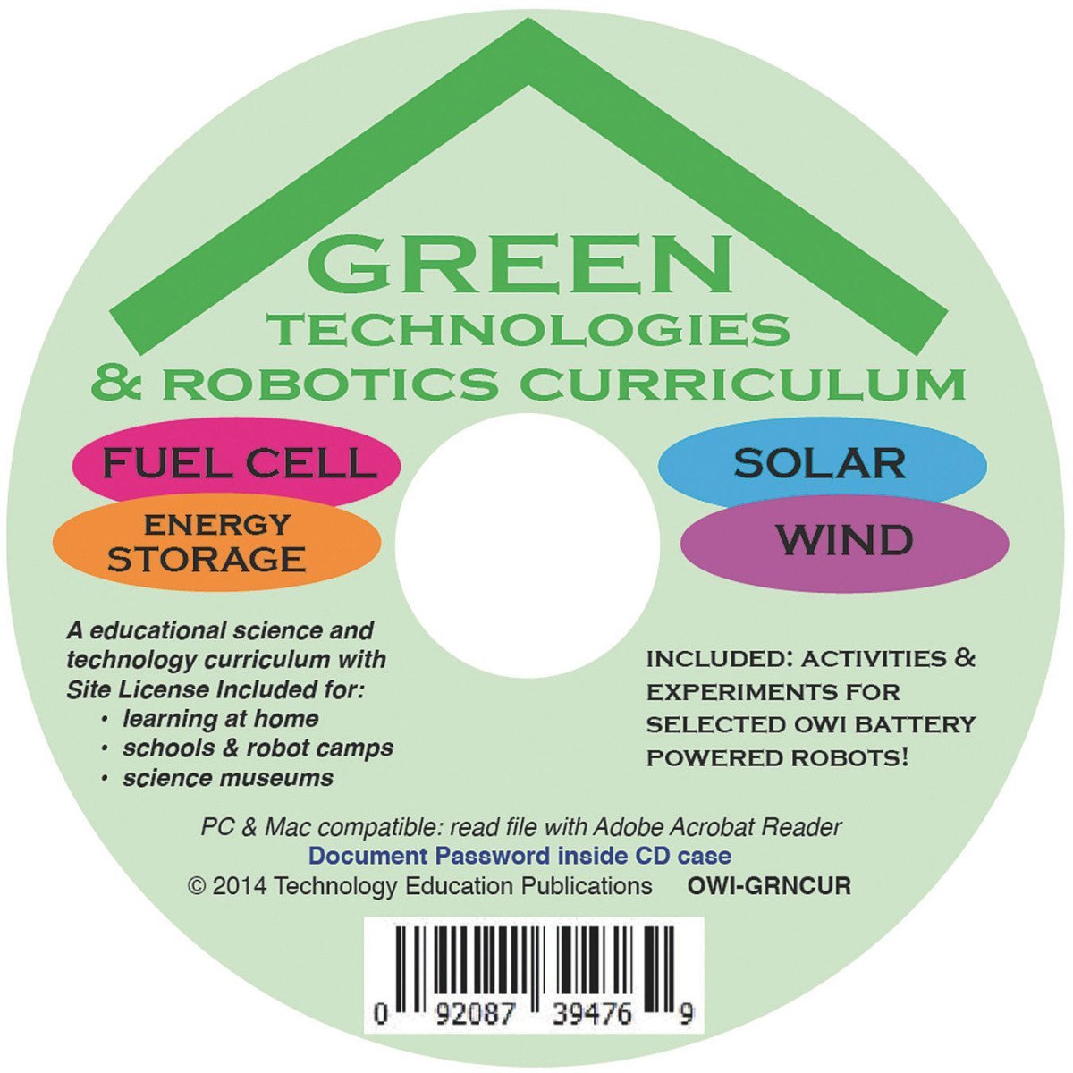 OWI Inc Green Energy & Robotics Technology Curriculum, STEM/STEAM Activites and Expirements