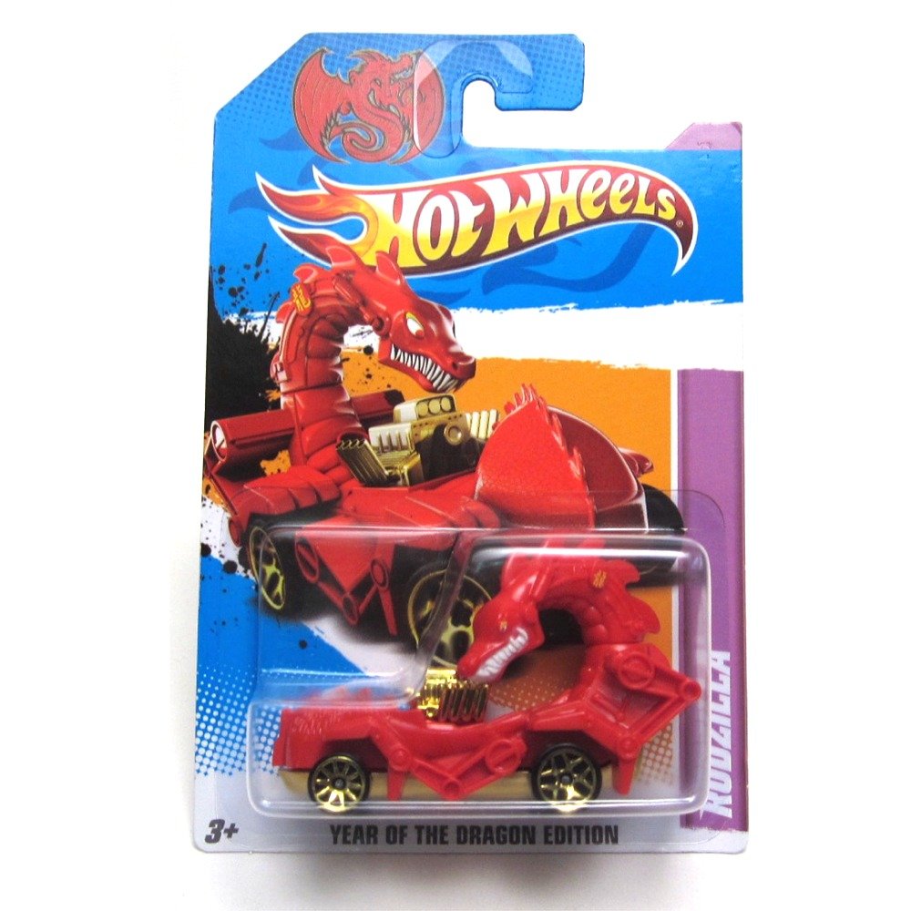 Hot Wheels RED RODZILLA 2012 "Year of The Dragon Edition Series 1:64 Scale Collectible Die Cast Car