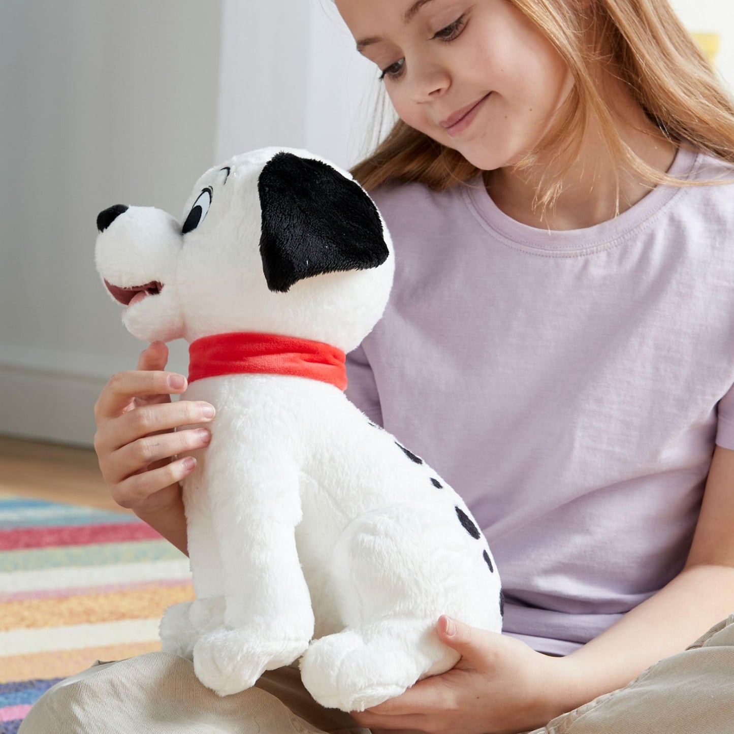 Disney Store Official Lucky Plush - 101 Dalmatians Toy Dog - Detailed Plush Construction & Embroidered Features with Signature Lucky Horseshoe Spots