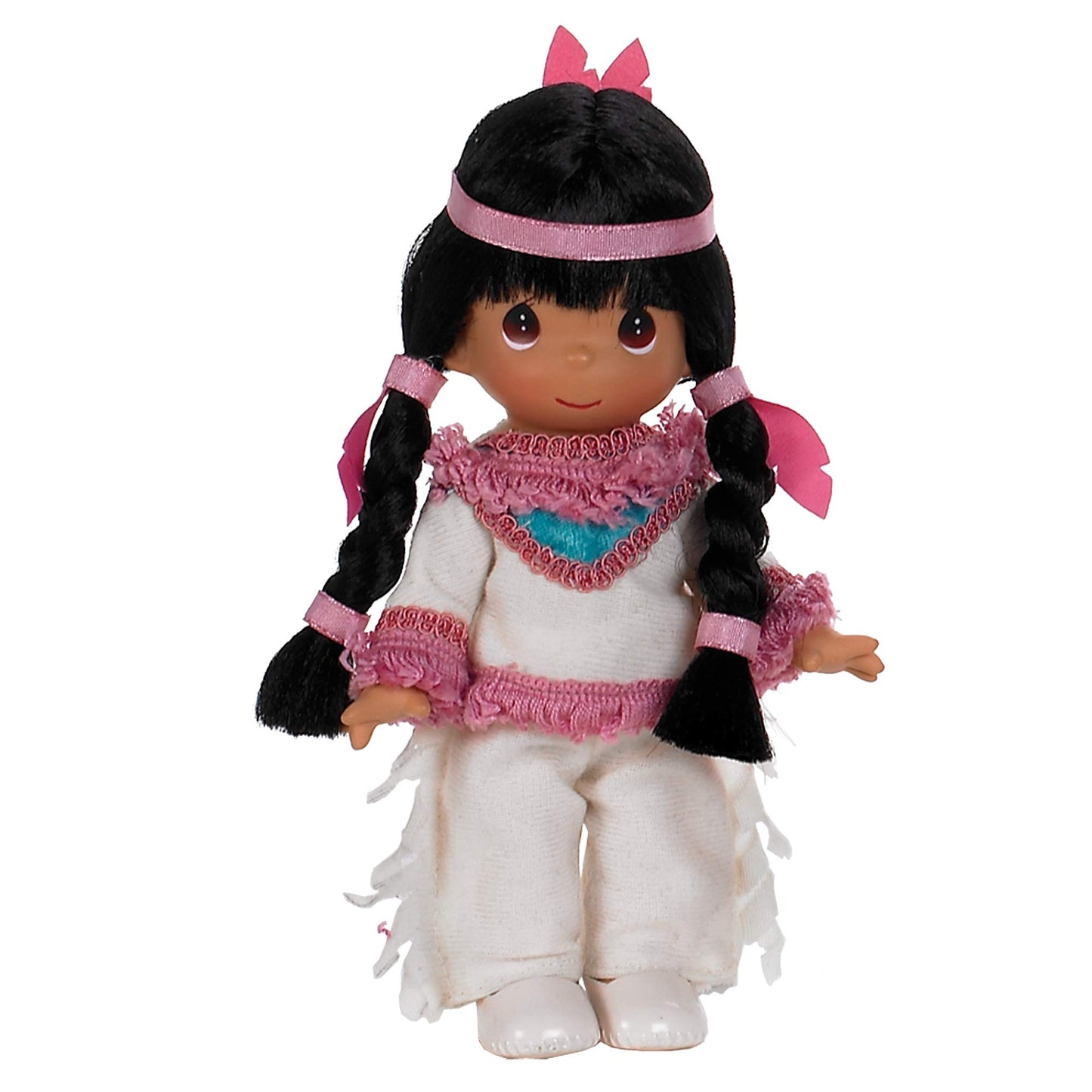 The Doll Maker Precious Moments Dolls, Linda Rick, Ten Little Indians,4 Little Indian, 7 inch Doll